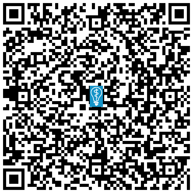 QR code image to open directions to Fullerton Orthodontics & Children's Dentistry in Fullerton, CA on mobile